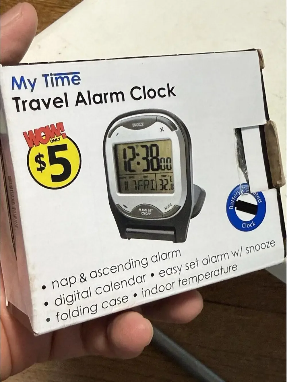 My Time Travel Alarm Clock, Open Box
